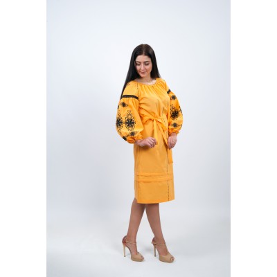 Embroidered dress "Happy Mood"